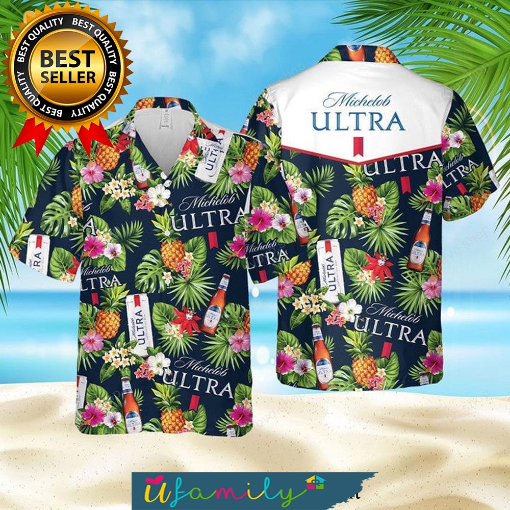 Michelob Ultra Beer Cool Style Hawaiian Shirts For Men
