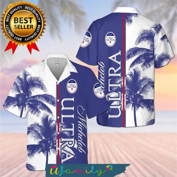 Michelob Ultra Beer Full Printing Hawaiian Shirts For Men