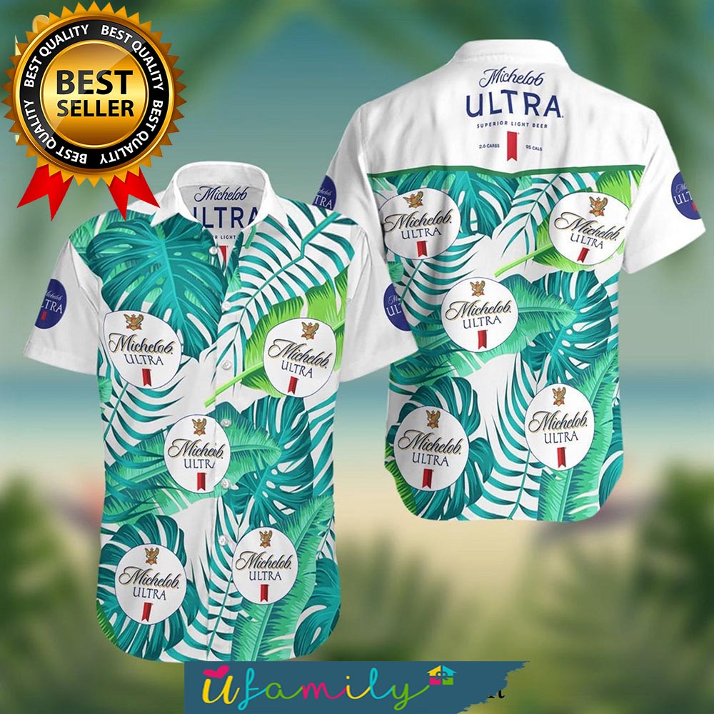 Michelob Ultra Beer Street Style Hawaiian Shirts For Men