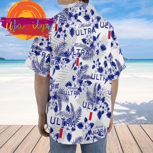 Michelob Ultra Flowers Pattern Hawaiian Shirts For Men 5