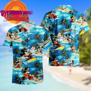 Mickey Mouse Aloha Hawaiian Shirt 1 17 11zon