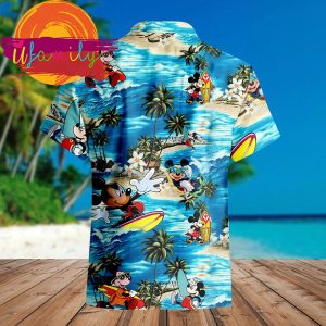 Mickey Mouse Aloha Hawaiian Shirt 3 19 11zon