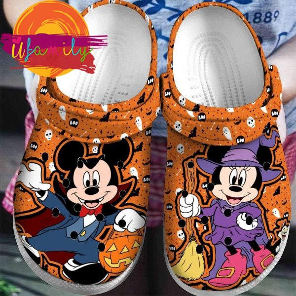 Mickey Mouse Minnie Disney Crocs Clogs