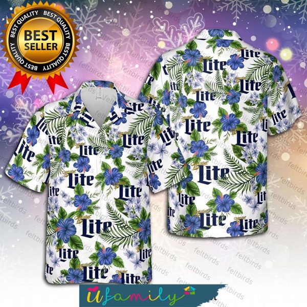Miller Lite Beer Unisex For Vacation Hawaii Shirts Men