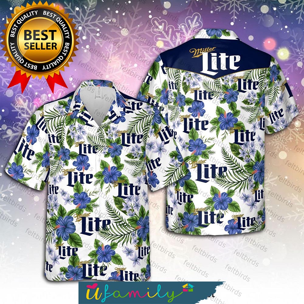 Miller Lite Beer Unisex New Type Hawaii Shirts Men