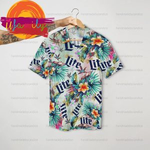 Miller Lite Unisex Mens Hawaiian Shirt