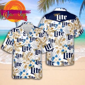 Miller Lite Unisex Hawaiian Shirt For Men