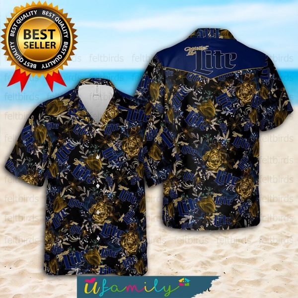 Miller Lite Unisex Summer Time Hawaii Shirts Men