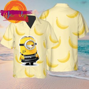 Cartoon Minions Hawaiian Shirt