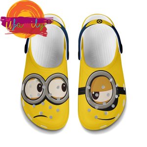 Minions Goggles Full Print Yellow Blue Disney Graphic Cartoon Crocs Shoes 1
