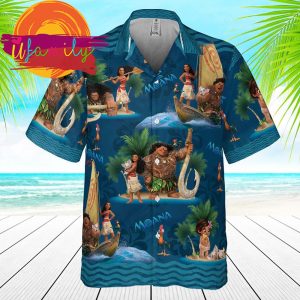 Moana And Maui Disney Disneyland Trip Hawaiian Shirt 2 53 11zon