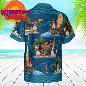 Moana And Maui Disney Disneyland Trip Hawaiian Shirt 3 54 11zon