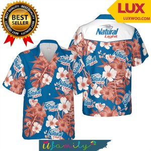 Natural Light Beer Hot Version Hawaiian Shirt For Men