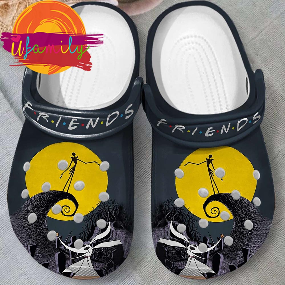 Nightmare Before Christmas Friends Jack and Sally Crocs Shoes