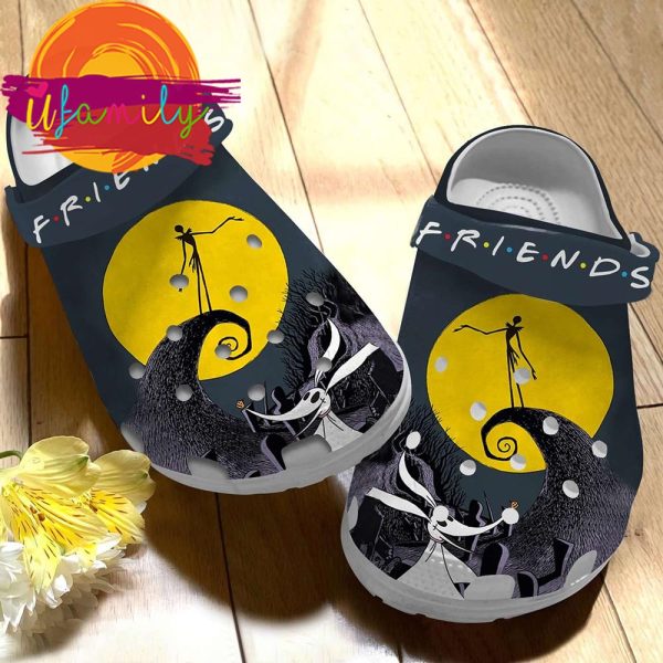 Nightmare Before Christmas Friends Jack and Sally Crocs Shoes