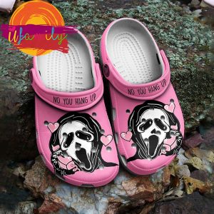 No You Hand Up Scream Crocs Ghostface Classic Clog Shoes