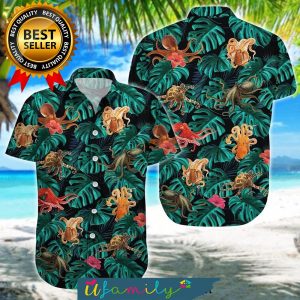 Octopus New Fashion Full Printed Hawaiian Shirt For Men