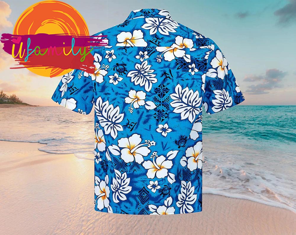 Personalized Custom Hibiscus Flower Hawaiian Shirt
