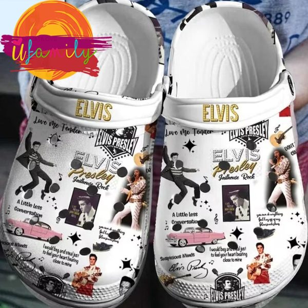 Personalized Elvis Presley Music Crocs