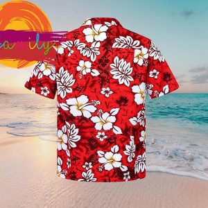 Personalized Hibiscus Flower Funny Hawaiian Shirt 3
