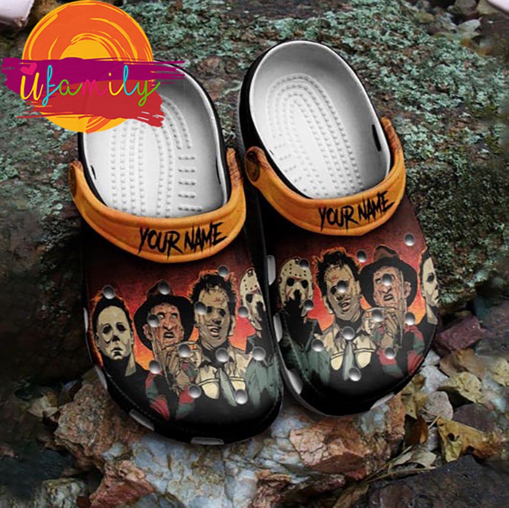 Personalized Horror Movies Halloween Crocs Classic Clog Shoes