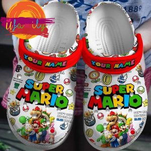 Personalized Name Super Mario Bros Nintendo Clogs Crocs 1 22 11zon