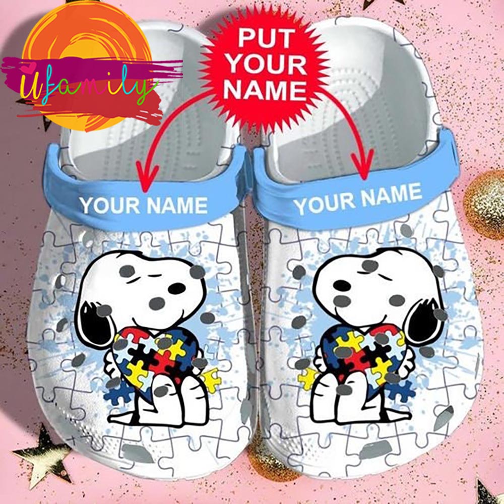 Personalized Peanuts Snoopy Crocs Clog Shoes Slippers