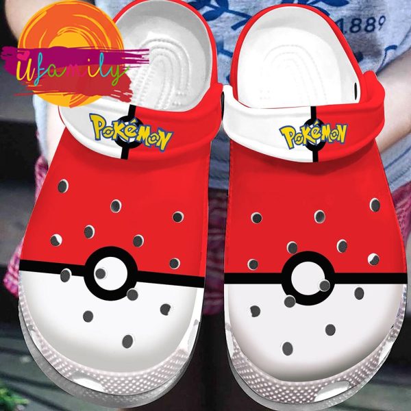 Pokemon Ball Anime Crocs Shoes For Fans