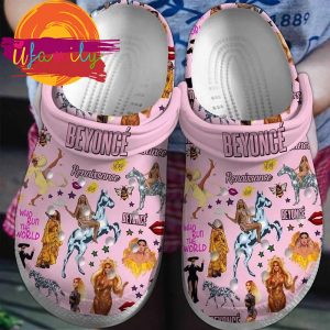 Renaissance Beyonce Fan Music Summer New Album Pink Crocs Clogs