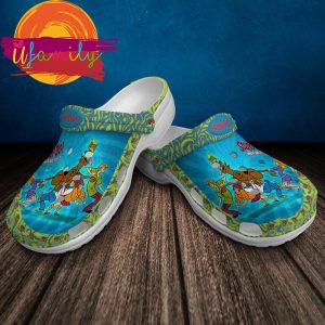 Scooby Doo Patterns Blue Green Disney Graphic Cartoon Unisex Crocs Shoes 1 42 11zon