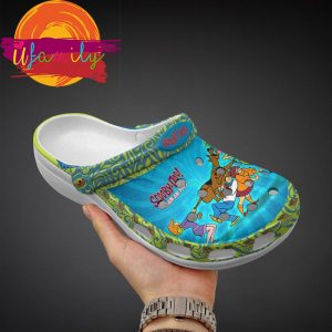 Scooby Doo Patterns Blue Green Disney Graphic Cartoon Unisex Crocs Shoes 3 44 11zon