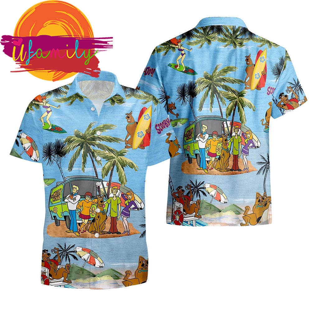 Scooby-Doo Summer Time Cool Hawaiian Shirt