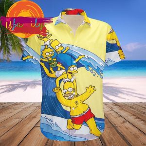 Simpson Family Going To The Beach Hawaiian Shirt 1