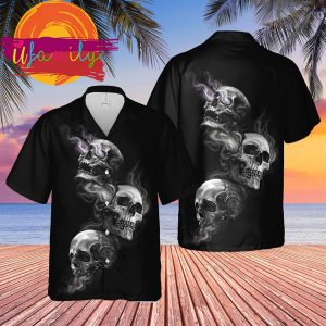 Skeleton Skull Hear No Evil Men Hawaiian Shirt 1