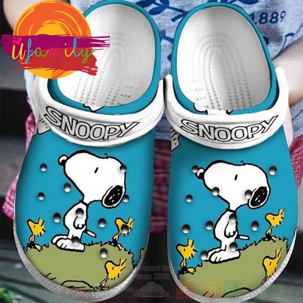Snoopy And Woodstock Cute Crocs Shoes