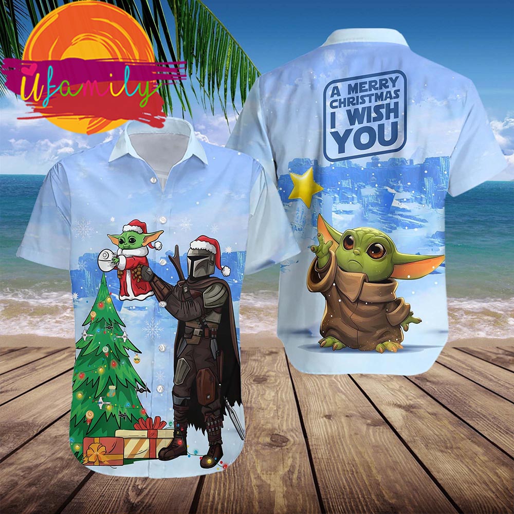 Star War A Merry Christmas I Wish You Men Hawaiian Shirt