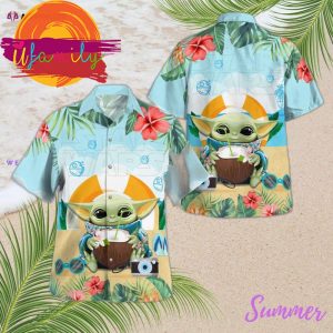 Star Wars Baby Yoda Hawaiian Shirt 2