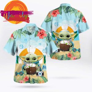 Star Wars Baby Yoda Hawaiian Shirt 3