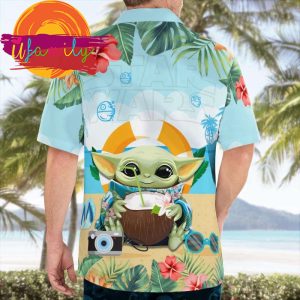 Star Wars Baby Yoda Hawaiian Shirt 4