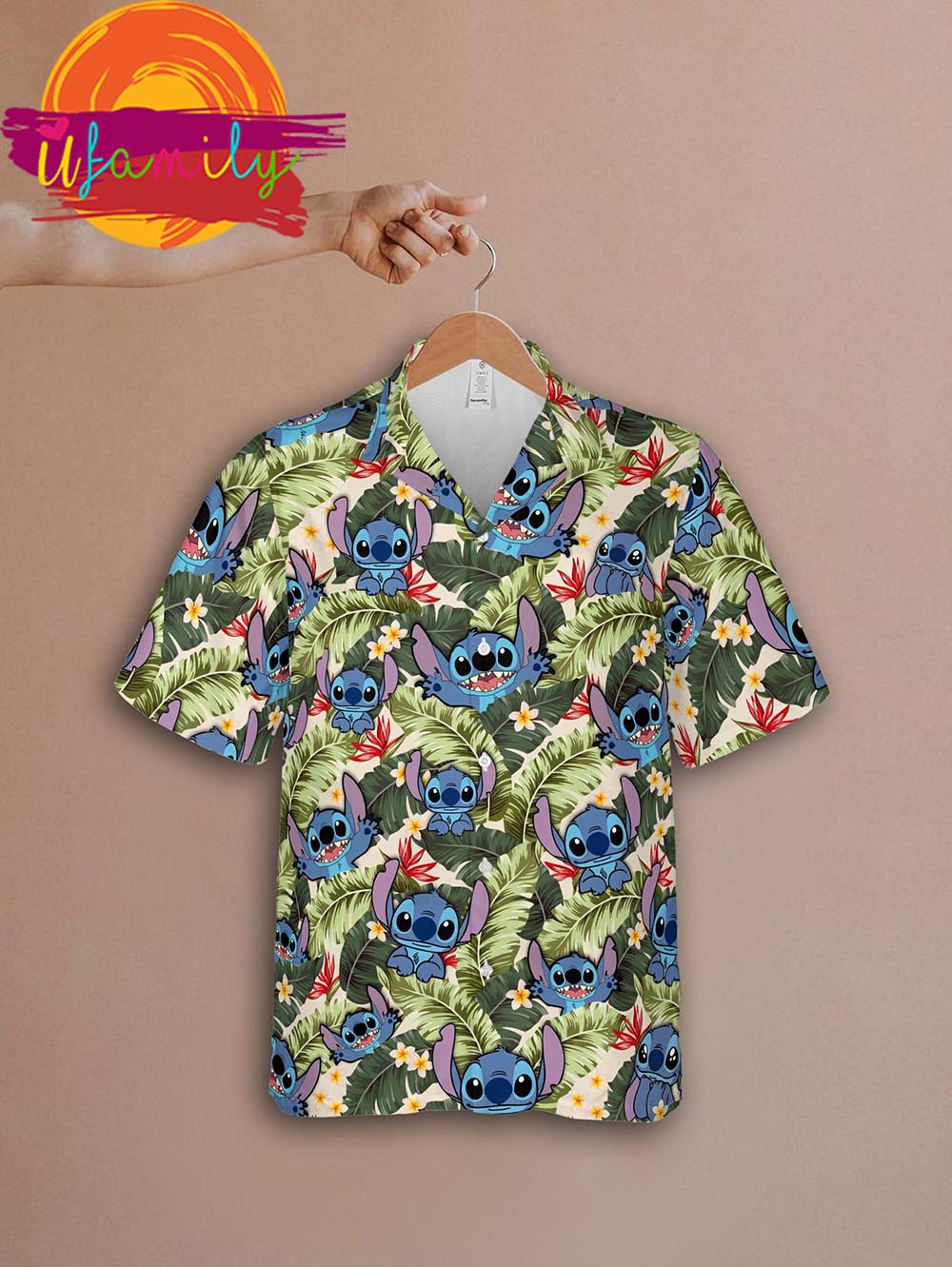 Stitch Unisex Men Hawaiian Shirt