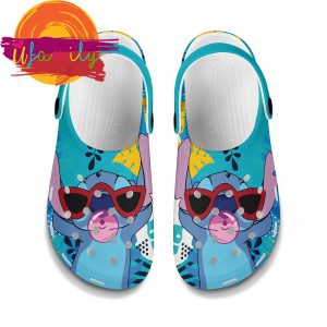 Stitch Wear Sunglasses Full Print Blue Disney Graphic Cartoon Crocs Shoes 1 13 11zon