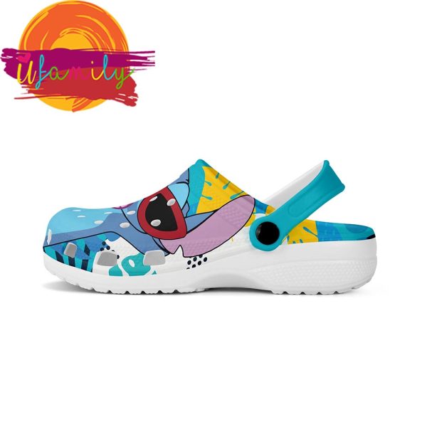Stitch Wear Sunglasses Full Print Blue Disney Graphic Cartoon Crocs Shoes