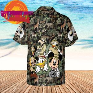 Vintage Disney Animal Kingdom Safari Mode Cool Hawaiian Shirt 3