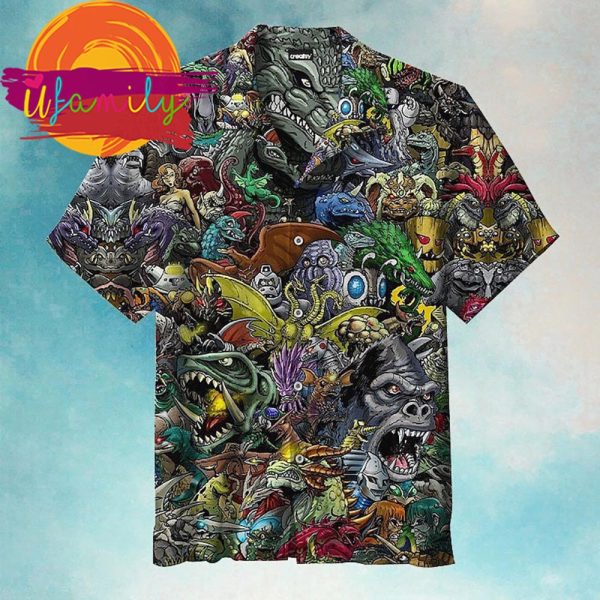 Welcome To The World Of Godzilla Cool Hawaiian Shirt