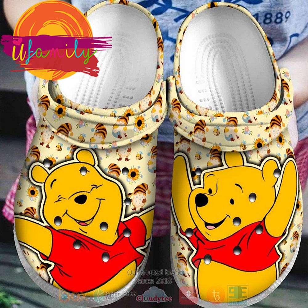 Winnie The Pooh Cartoon Movie Crocs Shoes