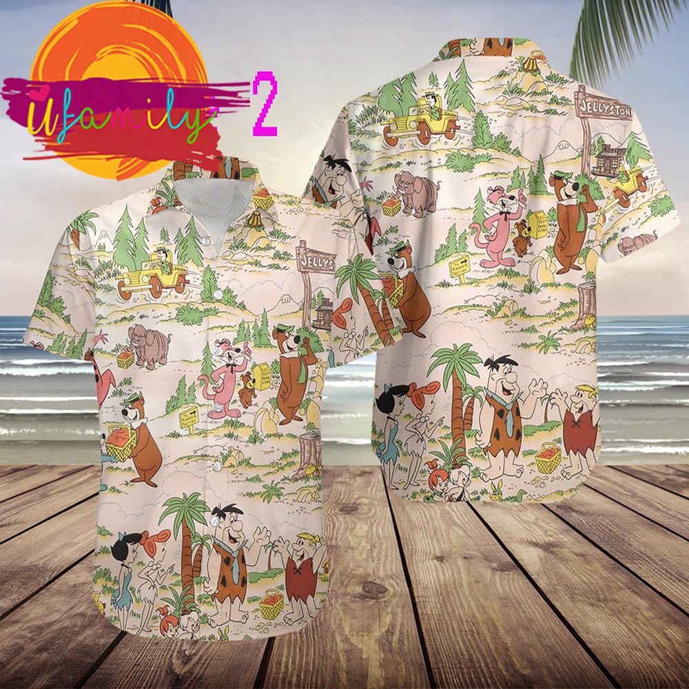 Yogi Bear Pirates Of Caribbean And Friends Cool Hawaiian Shirt