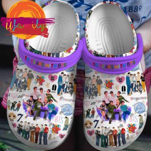 BTS 10 Years With BTS Band Music Crocs Crocband Clogs Shoes 1
