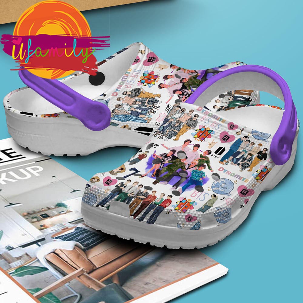 BTS 10 Years With BTS Band Music Crocs Crocband Clogs Shoes