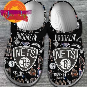 Brooklyn Nets NBA Basketball Sport Crocs Crocband Clogs Shoes 2