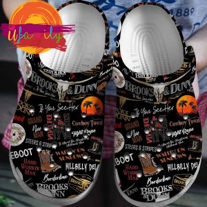 Brooks and Dunn Music Crocs Crocband Clogs Shoes 1
